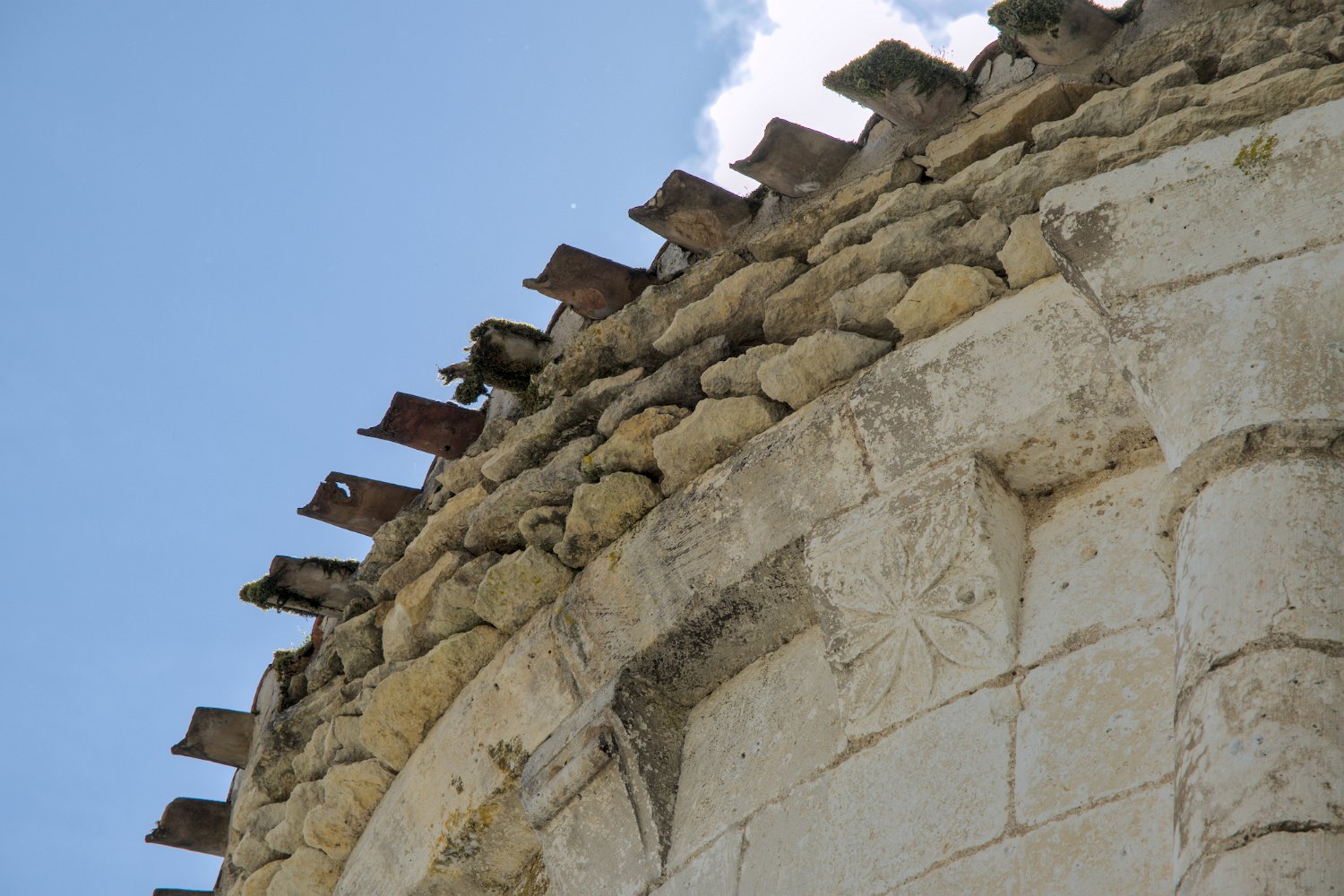 La chapelle - détail de la toiture
